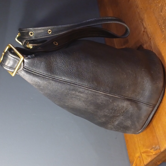 Vintage  Coach leather  bag - Picture 2 of 16